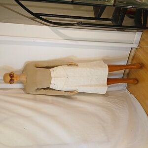 Stunning NWT We Are Kindred Ivory Eyelet Beatrix Western Denim Skirt